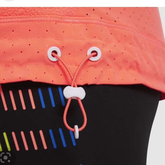 Nike Air Midlayer Women’s Running Top – Bright Mango/Reflective Silver - Picture 3 of 11